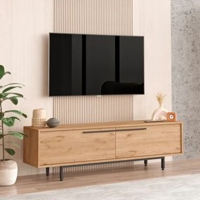 Mobile TV Con Piedini In Ferro 2 Ante Frontali 160x36x45 Ocean Legno