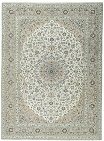 Kashan Tappeto 300x400 Beige (Iran) Annodato A Mano