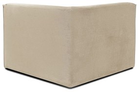 Modulo divano in velluto a coste beige Sting - Scandic