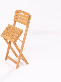 Sedia da giardino in legno in colore naturale - Floriane Garden