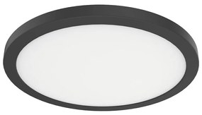 Plafoniera EVORA LED/18W/230V 3000/4000/6000K Ø 22,5 cm nero