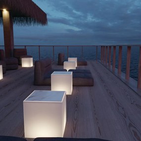 Lampada solare decorativa Bora Marmo, in polietilene, luce biancoNEWGARDEN