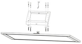 Eglo 900045 - Plafoniera LED dimmerabile SALOBRENA-Z LED/21,5W/230V bianco