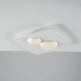 Plafoniera LED industriale Megan, bianco33 cm, luce naturale, 1850 lumen