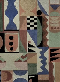 Coordonné Carta da parati panoramica Fauvism - Silver
