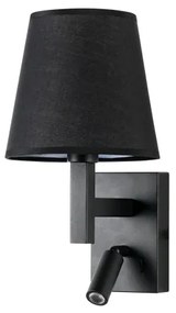 Brilagi - Applique a LED DEYA 1xE14/40W/230V + LED/3W nero