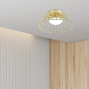 Plafoniera LED BETSY LED/12W/230V Ø 25 cm dorata