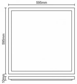Pannello LED da incasso LED/40W/230V 4500K