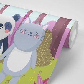 Carta da parati – Animali nel bosco