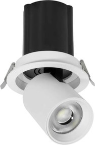 Faro LED da Incasso 30W Orientabile CCT Foro Ø120mm 60° Bridgelux LED Colore Bianco Variabile CCT