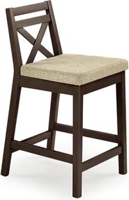 Sgabello da bar Borys Low in noce/Lars07 - H 83 cm