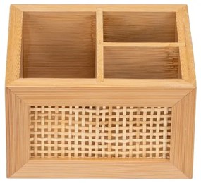 WENKO 25600100 - Organizer ALLEGRE 12x9 cm marrone