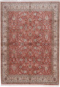 Cashmere Silk Tappeto 310x220 Beige (Indian) Annodato A Mano