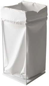 Cesta porta biancheria in cotone bianco SENSEA Jnka 40 l