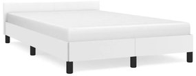 Giroletto Senza Materasso Bianco 120x190 Cm Similpelle /
