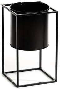 Portafiori RING 40x23 cm nero