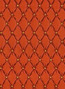 Mindthegap Carta da parati Tufted Panel - Red/ Gold