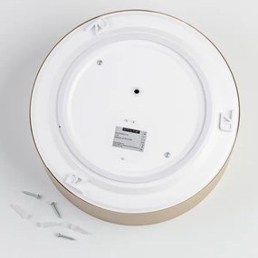 Brilagi - Plafoniera da bagno POOL 2xE27/15W/230V Ø 30 cm IP54 beige