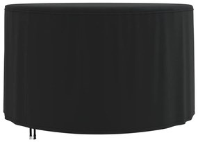 Copertura Per Mobili Da Giardino Nera Ø 128x71 Cm 420d Oxford /