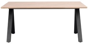 Tavolo da pranzo pieghevole con piano in rovere 170x100 cm Carradale - Rowico