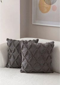 Federe decorative in set 2 pz 43x43 cm Tuffet – Mioli Decor