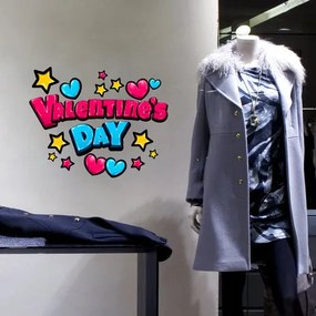 Valentine Pop-Art | Vetrofania