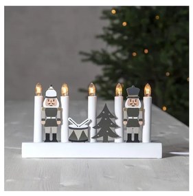 Eglo 411291 - Candelabro natalizio JULIA 5xE10/3W/230V