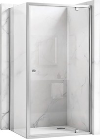 Cabina doccia Rea Primo Swing 80x90 Chrome
