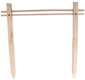 Sostegno per piante in legno (altezza totale 50 cm) – Esschert Design