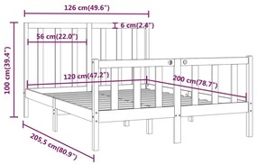 Giroletto in Legno Massello 120x200 cm