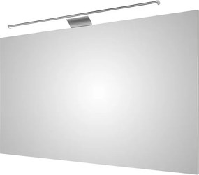 Specchio con illuminazione integrata completo di faretto bagno Solitaire H 70 cm bianco