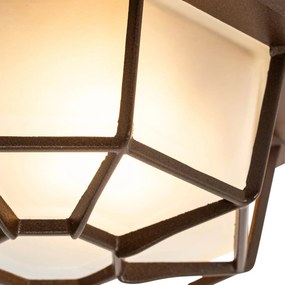 Lampada da soffitto rustica marrone ruggine 21,3 cm IP44 - Bri