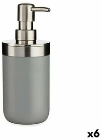Dispenser di Sapone Grigio Plastica 350 ml (6 Unità)