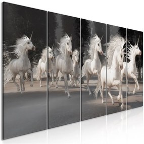 Quadro Unicorns Run (5 Parts) Narrow