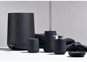 Bidone a pedale in plastica nera 5 L Nova - Zone