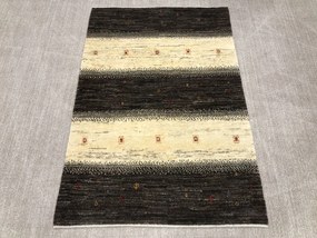 Gabbeh Tappeto persiano 110x160 Grigio (Iran) Annodato A Mano