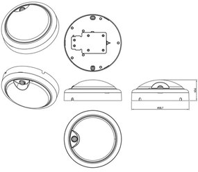 Philips - Applique LED con sensore PROJECTLINE LED/15W/230V IP54