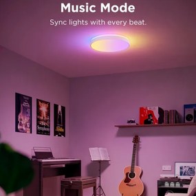 Govee - LED RGBIC Plafoniera con dimmer LED/49W/230V 2700-6500K Wi-Fi