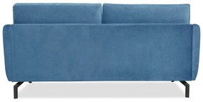 Divano in velluto blu 190 cm Magic - Scandic
