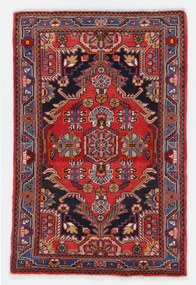 Tuyserkan Tappeto 140x90 (Iran) Annodato A Mano