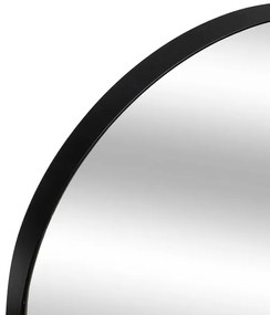 Atmosphera - Specchio da parete SELENA 112x40 cm nero