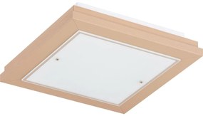 Argon 1871 - Plafoniera TABOR 4xE27/15W/230V 52x52 cm beige