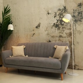 Lampada da terra bianca, altezza 150 cm Paris - SULION