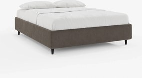 ERON letto sommier imbottito con vano contenitore in tessuto impermeabile certificato Oeko-Tex