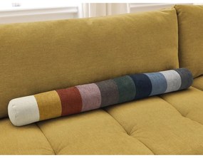 Divano angolare color senape allungabile e con contenitore (penisola a destra/a L) con rivestimento in ciniglia Fuji – Bobochic Paris