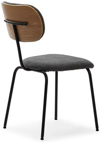 Set di sedie da pranzo nere 4 pz Dash - Marckeric