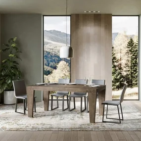 Tavolo SPIMBO 90X180 Noce allungabile a 284 cm