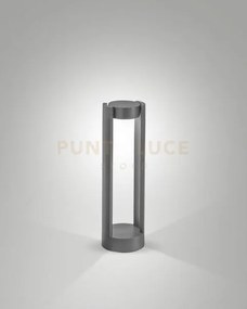Nagi paletto grigio scuro da giardino 9w 3000k 722lm orientabile