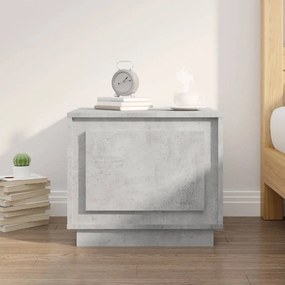 Tavolino Da Salotto Grigio Cemento 51x50x44cm Legno Multistrato /
