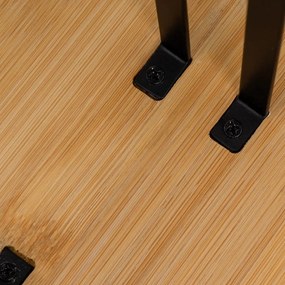 Portarotolo da cucina verticale nero/di colore naturale in metallo – Casa Selección